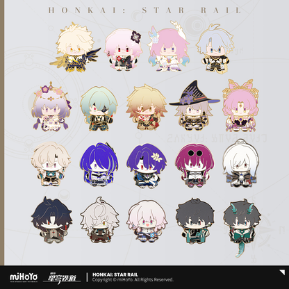 【Pre-Order】Honkai: Star Rail - Chibi Plushie Series Metal Badge