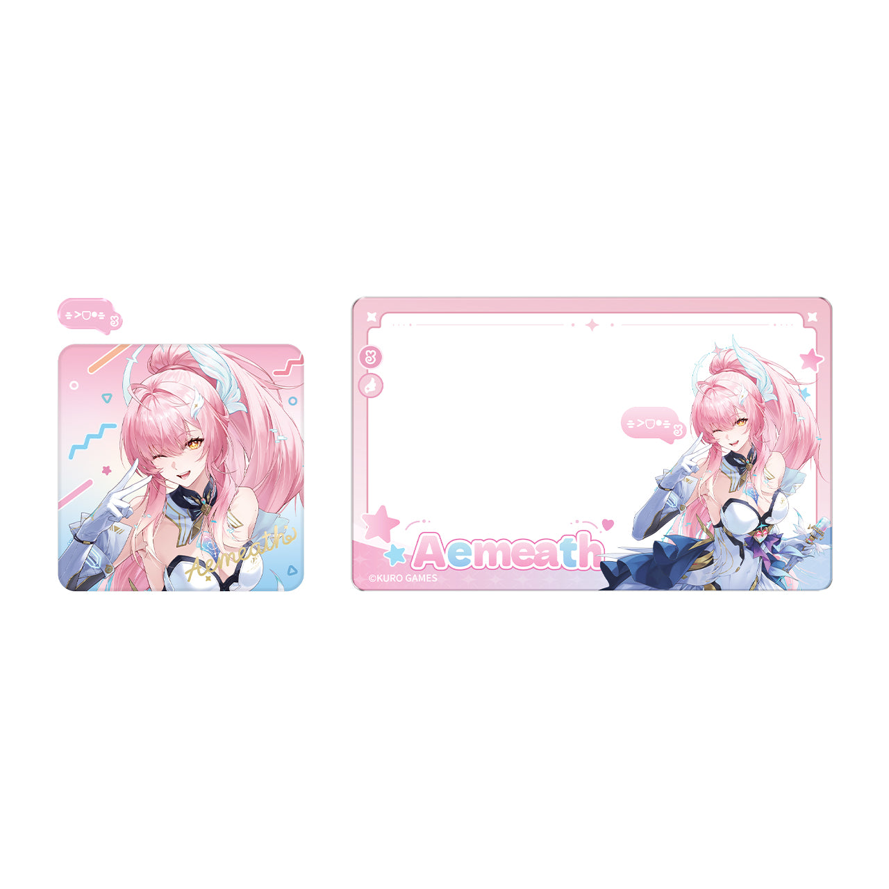 【Pre-Order】Wuthering Waves - Two Yeah Series Badge & Acrylic Clear Card Set