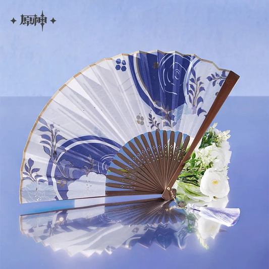 Genshin Impact - Kamisato Ayato Impression Silk Folding Fan