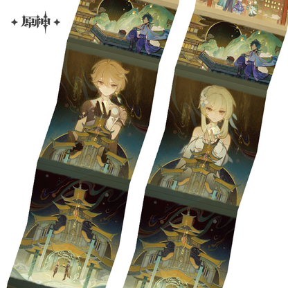 【Pre-Order】Genshin Impact - The Moon Amidst Wandering Clouds Series Liyue Theme Mini Book Fridge Magnet