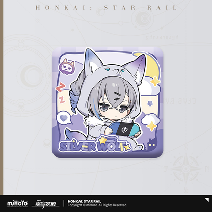 【Pre-Order】Honkai: Star Rail - Girls' Dormitory Series Chibi Character Square Badge