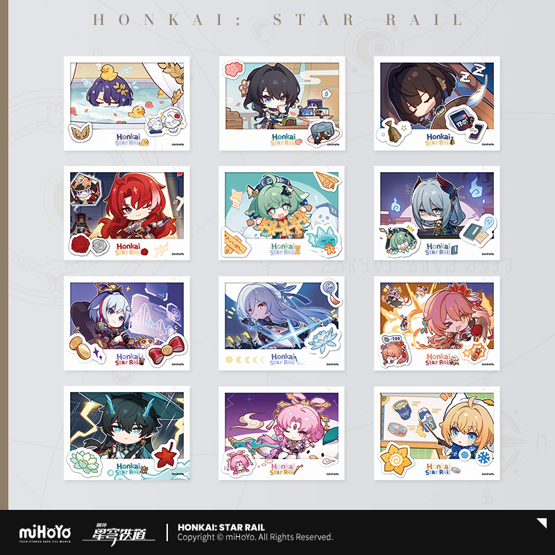 【Pre-Order】Honkai: Star Rail - Pom-Pom Photo Album Series Film Card Vol.2