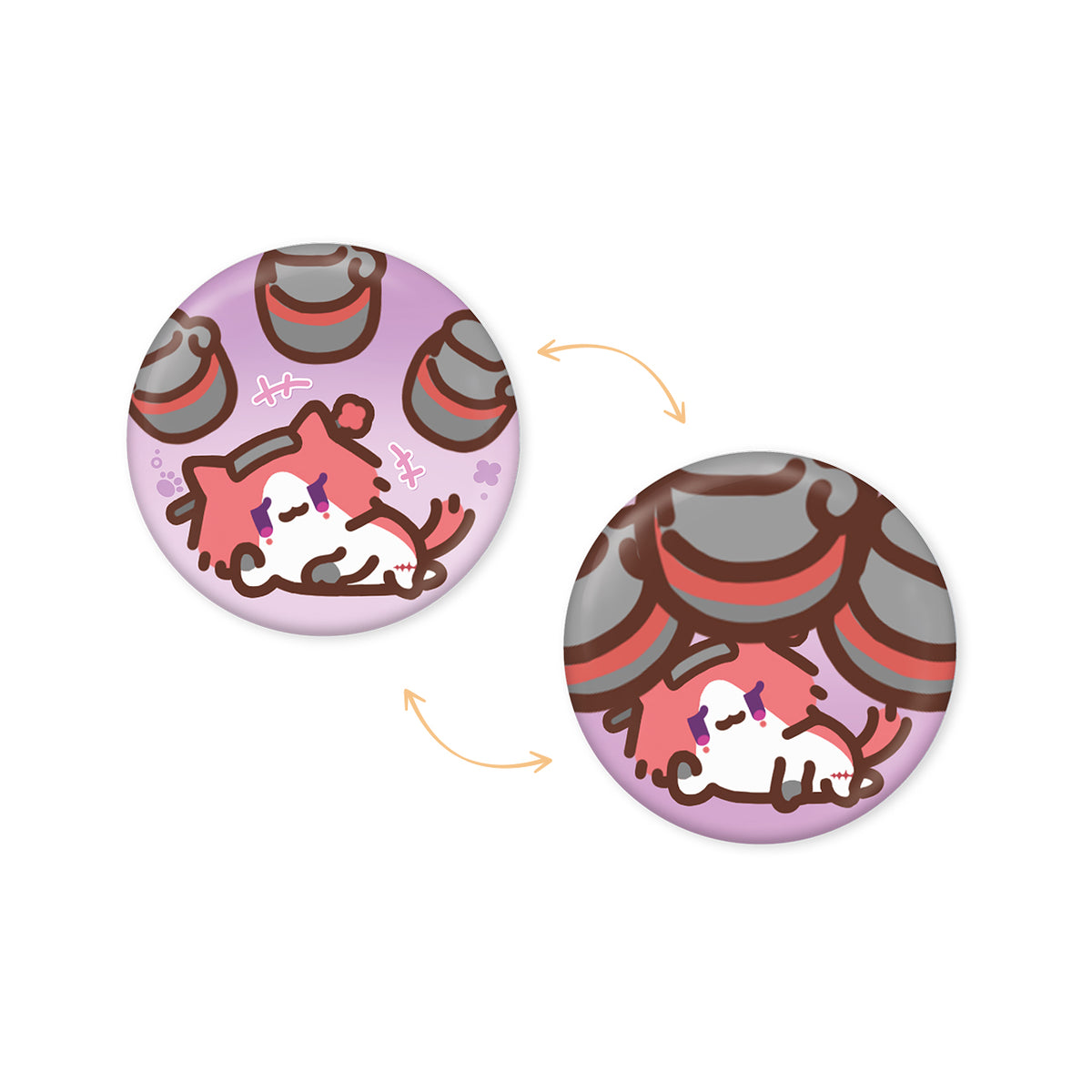 【Pre-Order】Wuthering Waves × YUE XIN MEOW - Daily Resonance Themed Lenticular Badge