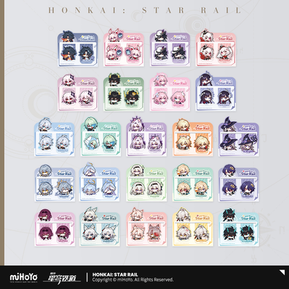 【Pre-Order】Honkai: Star Rail - Pom-Pom Gallery Soft Magnet Bookmark Set