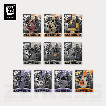 【Pre-Order】Zenless Zone Zero - Bangboo Work Diary Series Mini Hanging Tag Blind Box