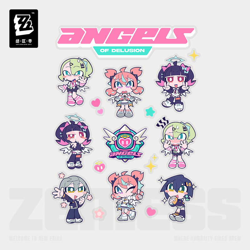 【Pre-Order】Zenless Zone Zero - PINK Sweetheart Strike Series Chibi Stickers