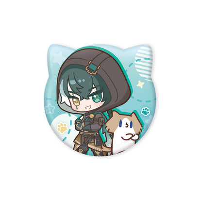【Pre-Order】Wuthering Waves × YUE XIN MEOW - Daily Resonance Themed Tin Badge