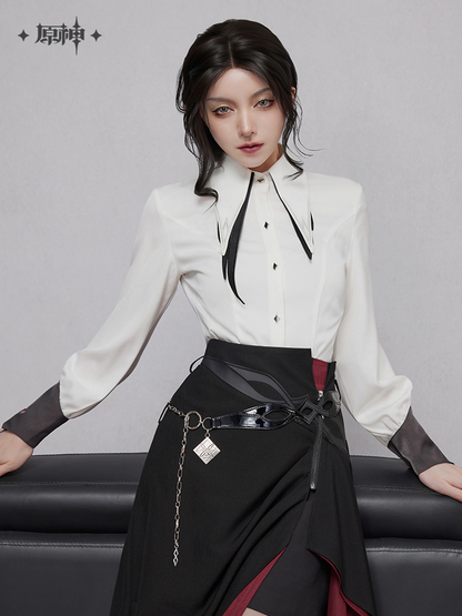 【Pre-order】Genshin Impact - Arlecchino Impression Series Belted Waist Shirt