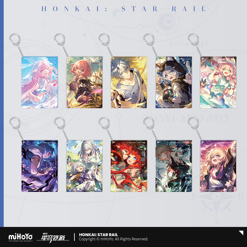 Honkai: Star Rail - Light Cone Series Acrylic Keychain
