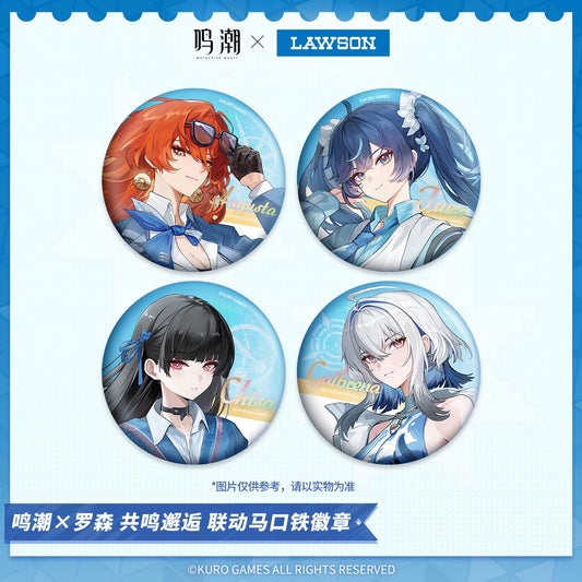 【Pre-Order】Wuthering Waves × LAWSON - Resonant Encounter Collaboration Tinplate Badge