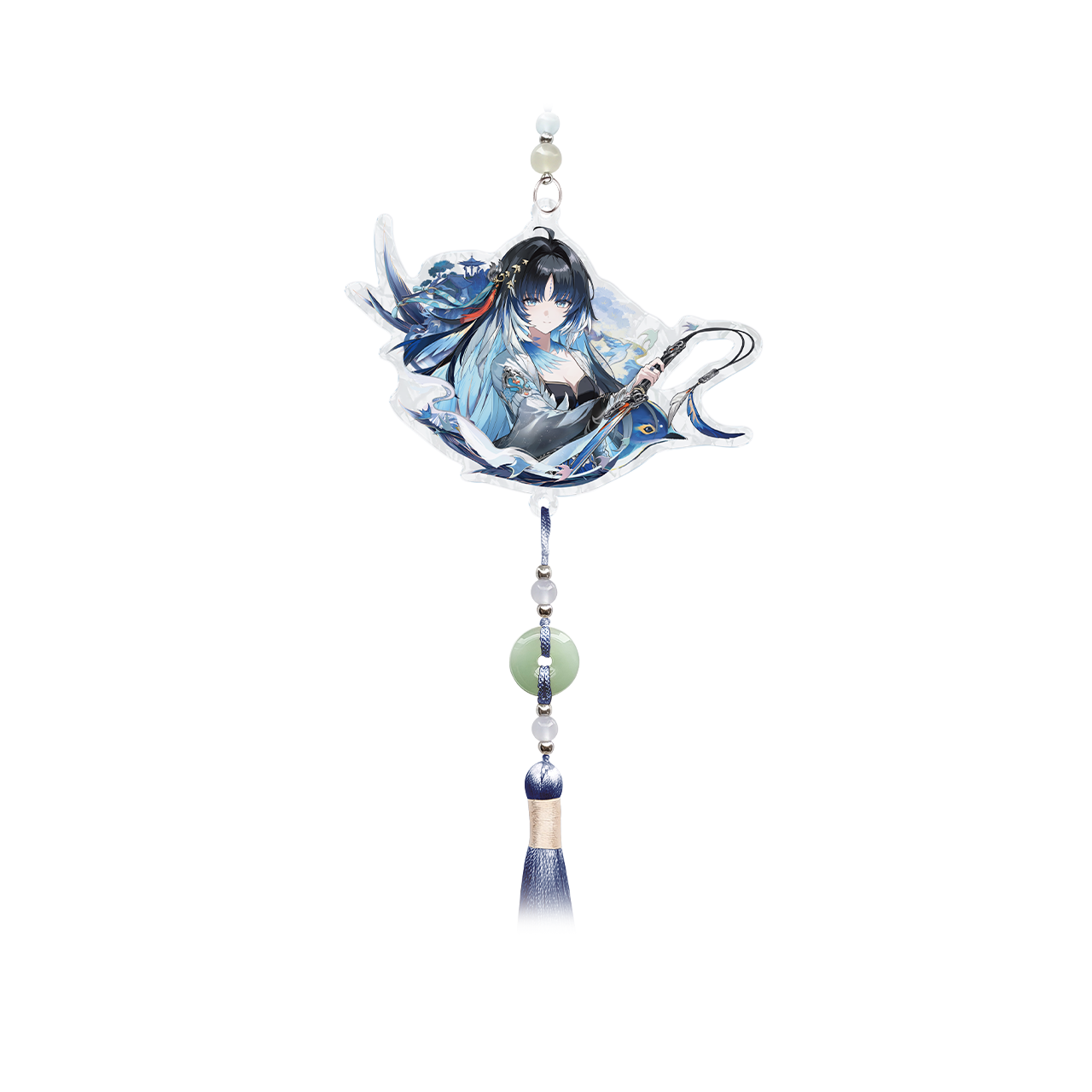 【Pre-Order】Wuthering Waves - Mengzhou's Silhouette Themed Acrylic Keychain