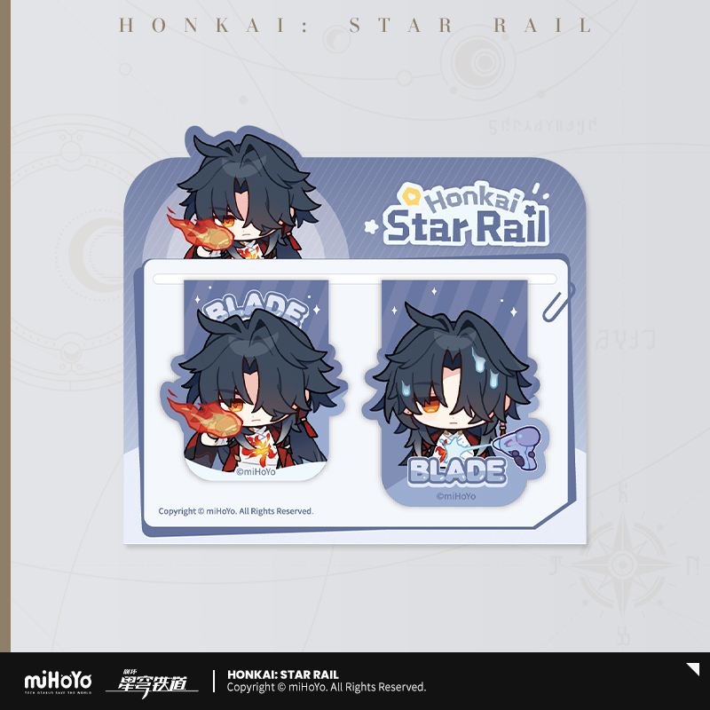 【Pre-Order】Honkai: Star Rail - Pom-Pom Gallery Soft Magnet Bookmark Set