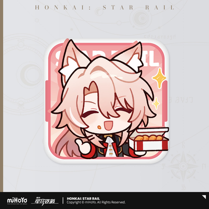 【Pre-Order】Honkai: Star Rail -  Delicious Enjoyment Series Chibi  Emoticons Badge