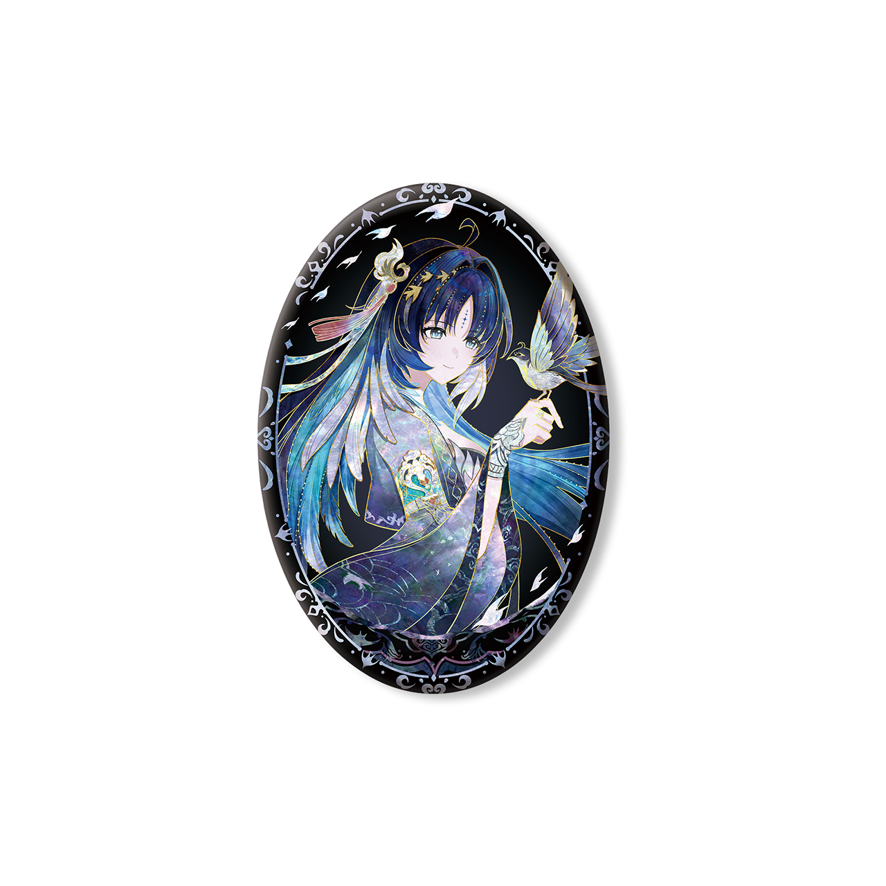【Pre-Order】Wuthering Waves - Resonator Themed Iridescent Shell Effect Tin Badge