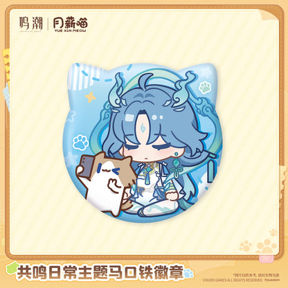 【Pre-Order】Wuthering Waves × YUE XIN MEOW - Daily Resonance Themed Tin Badge