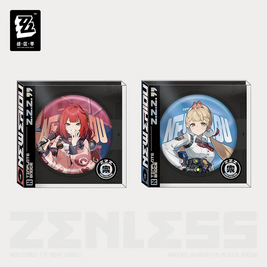 【Pre-Order】Zenless Zone Zero - Standing Design Series Tinplate Badge: Spook Shack