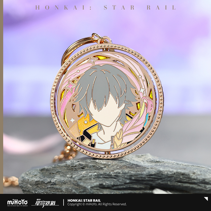 【Pre-Order】Honkai: Star Rail - Trailblazer Written Series Rotating Metal Keychain