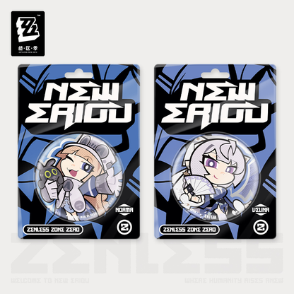 【Pre-Order】Zenless Zone Zero - New Eridu Series Chibi Badge: External Strategy Department