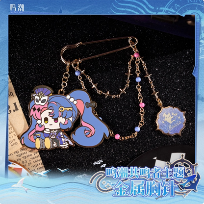 【Pre-Order】Wuthering Waves - Resonator Themed Metal Brooch