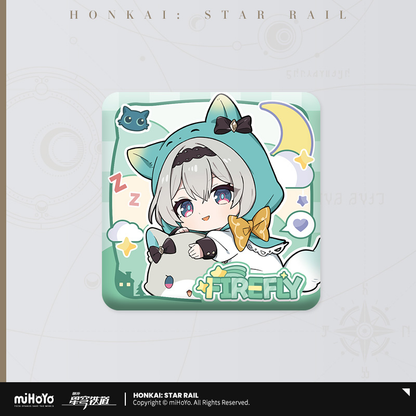 【Pre-Order】Honkai: Star Rail - Girls' Dormitory Series Chibi Character Square Badge