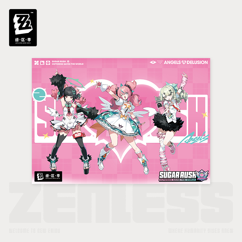 【Pre-Order】Zenless Zone Zero - PINK Sugar Rush Series Poster
