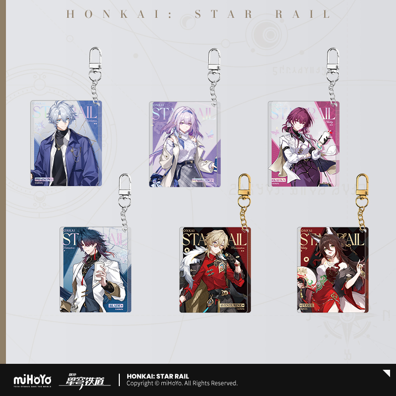 【Pre-Order】Honkai: Star Rail - Express Travel Series Acrylic Keychain