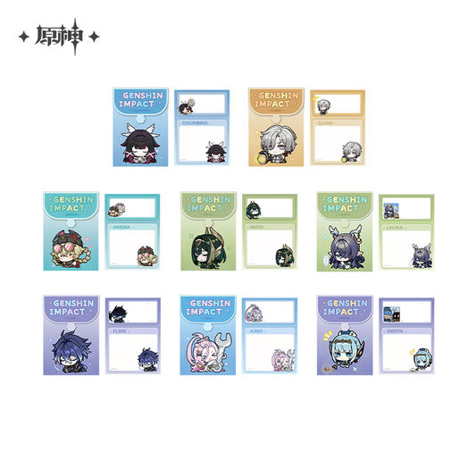 【Pre-order】Genshin Impact - Chibi Emoji Series Standing Memo Pad: Nod-Krai