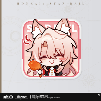 【Pre-Order】Honkai: Star Rail -  Delicious Enjoyment Series Chibi  Emoticons Badge