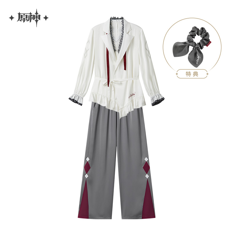 【Pre-Order】Genshin Impact - Teatime Reverie Series Arlecchino Pajama Set（Hair Tie Included）