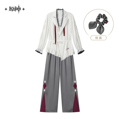 【Pre-Order】Genshin Impact - Teatime Reverie Series Arlecchino Pajama Set（Hair Tie Included）