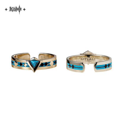 【Pre-order】Genshin Impact - Citlali Impression Adjusting Turquoise Ring