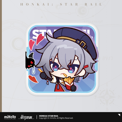 【Pre-Order】Honkai: Star Rail -  Delicious Enjoyment Series Chibi  Emoticons Badge