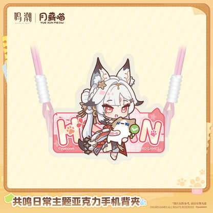 【Pre-Order】Wuthering Waves × YUE XIN MEOW - Daily Resonance Themed Acrylic Phone Grip