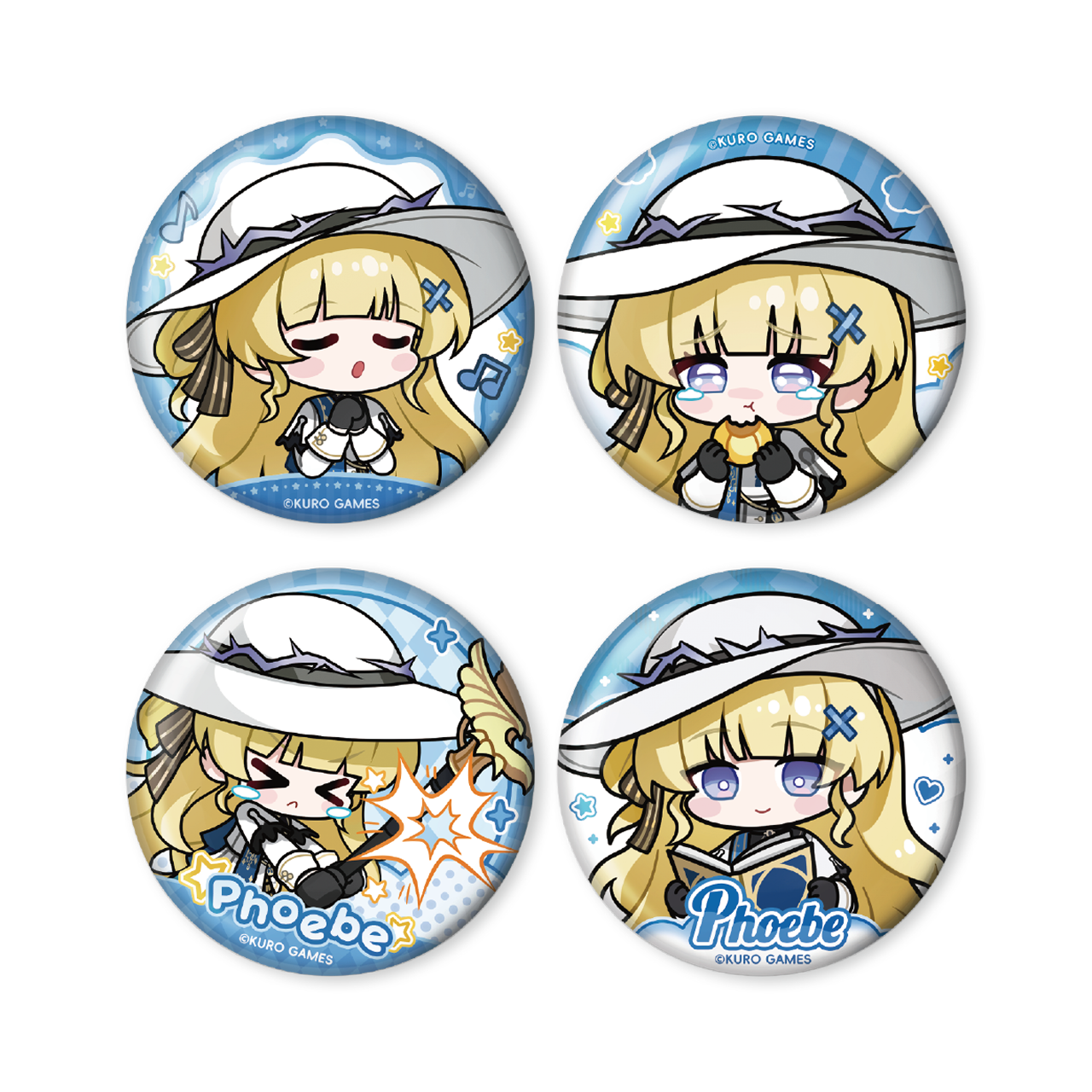 【Pre-Order】Wuthering Waves - Sticker Series Mini Badge Set