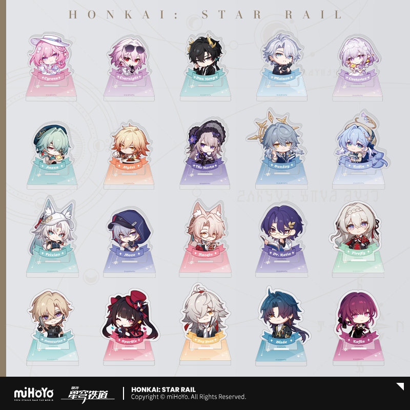 Honkai: Star Rail - Nameless Honor Series Acrylic Stamp Standee
