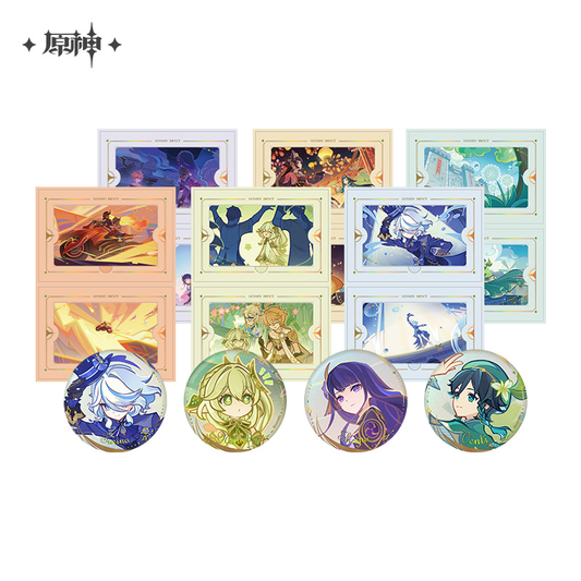 【Pre-Order】Genshin Impact - The Long Way Home Snapshot Series Badge & Collectable Card Set