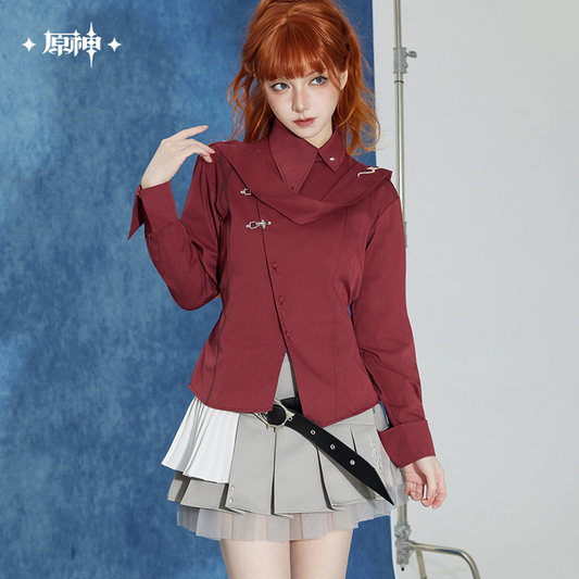【Pre-order Deadline: MAR 12】Genshin Impact - Tartaglia Impression Ribbon Long Sleeve Shirt