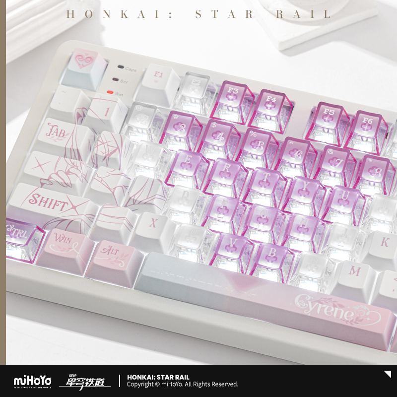【Pre-Order】Honkai: Star Rail - Cyrene Ripples of Past Reverie Mechanical Keyboard