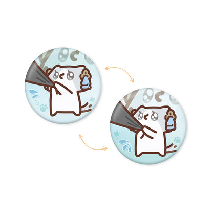 【Pre-Order】Wuthering Waves × YUE XIN MEOW - Daily Resonance Themed Lenticular Badge