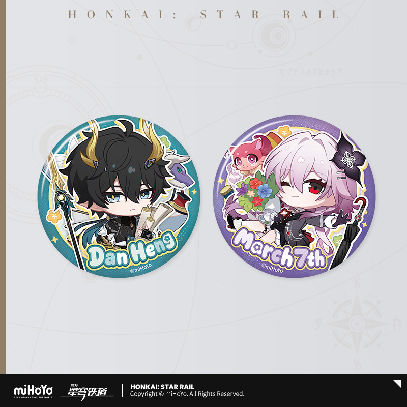 【Pre-Order】Honkai: Star Rail - Autumn Festival Series Chibi Tinplate Badge Ver.2