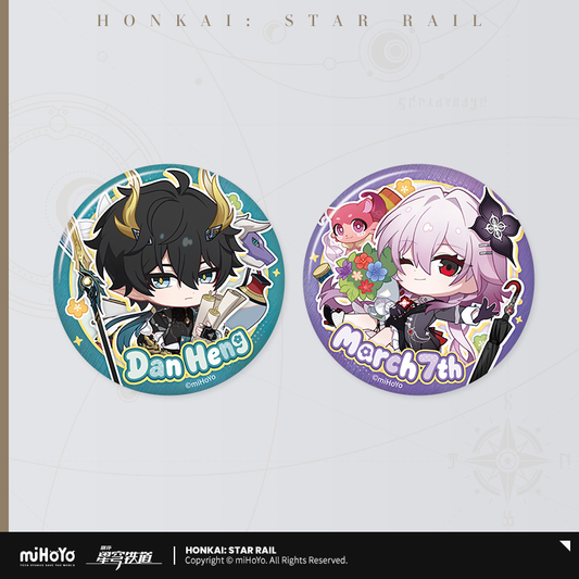 【Pre-Order】Honkai: Star Rail - Autumn Festival Series Chibi Tinplate Badge Ver.2