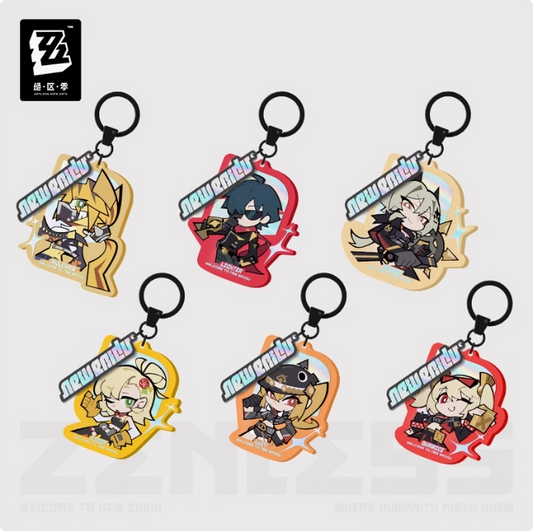 【Pre-Order】Zenless Zone Zero - New Eridu Series Chibi Acrylic Keychain: Son of Calydon