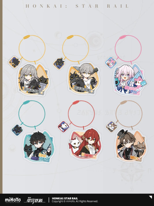 Honkai: Star Rail - Little Cat Series Acrylic Keychain
