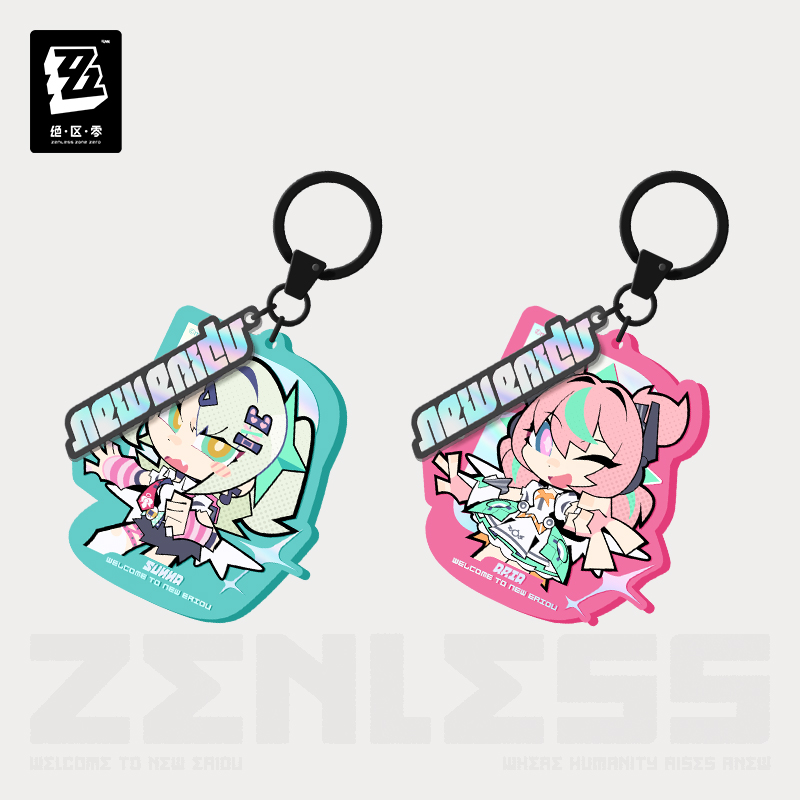 【Pre-Order】Zenless Zone Zero - New Eridu Series Chibi Acrylic Keychain: Angels of Delusion