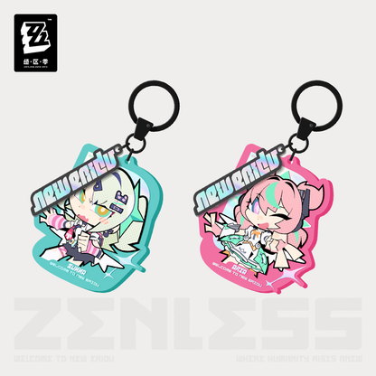 【Pre-Order】Zenless Zone Zero - New Eridu Series Chibi Acrylic Keychain: Angels of Delusion