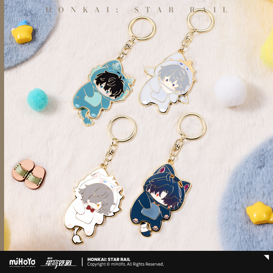 【Pre-order】Honkai: Star Rail - Boys' Dormitory Series Chibi Metal Keychain