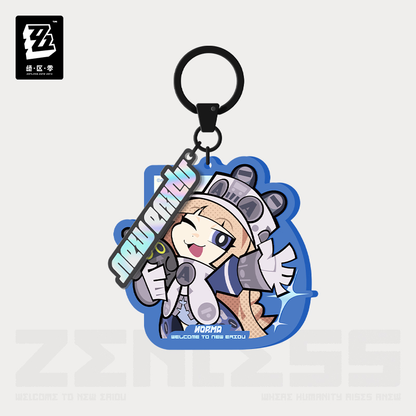 【Pre-Order】Zenless Zone Zero - New Eridu Series Chibi Acrylic Keychain: External Strategy Department