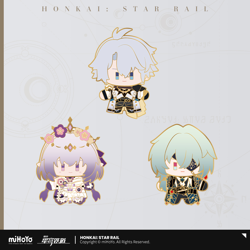 【Pre-Order】Honkai: Star Rail - Chibi Plushie Series Metal Badge