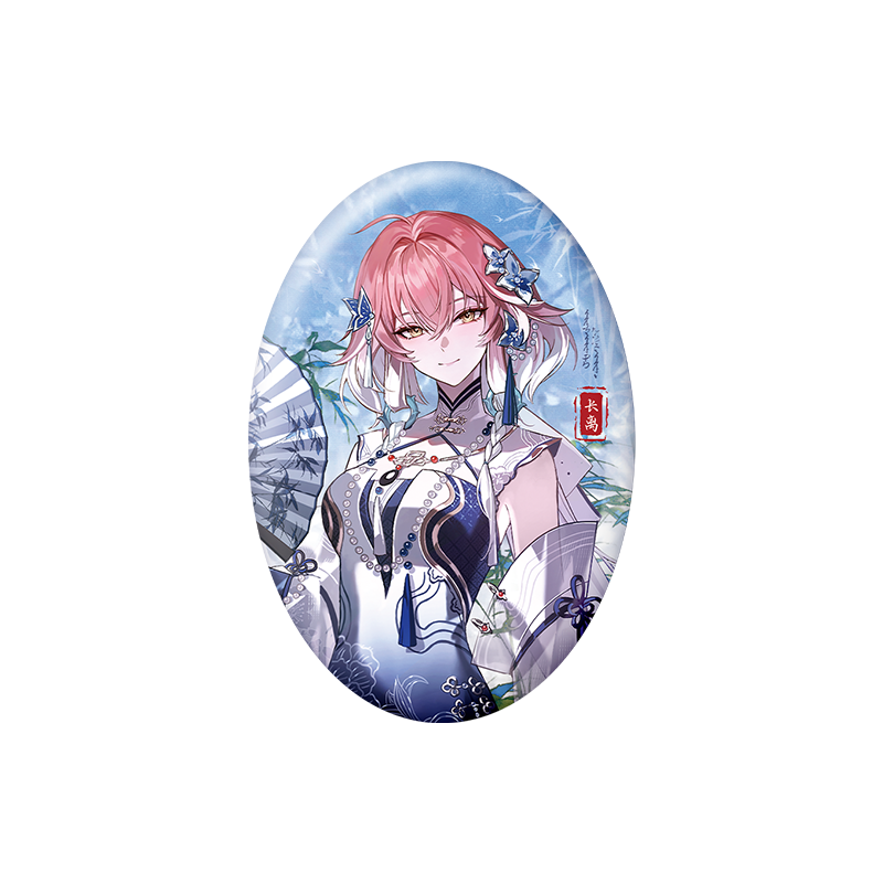 【Pre-Order】Wuthering Waves - Porcelain Radiance Series Tin Badge