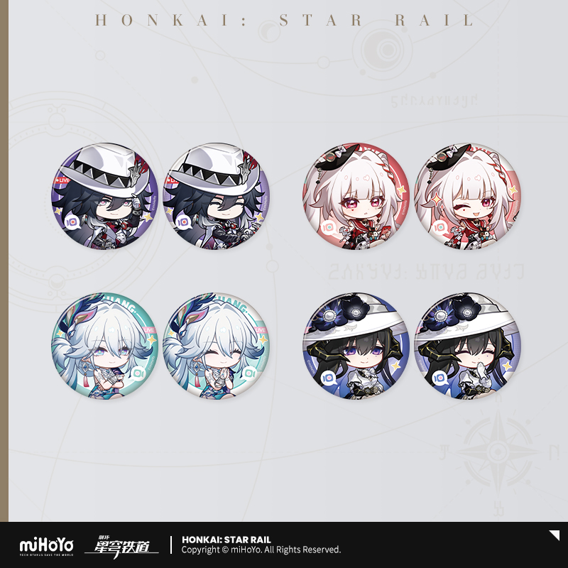 【Pre-Order】Honkai: Star Rail - Owlbert's Reception Room Series Badge Set